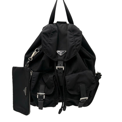 Prada re-Nylon Backpack W/Pouch Medium