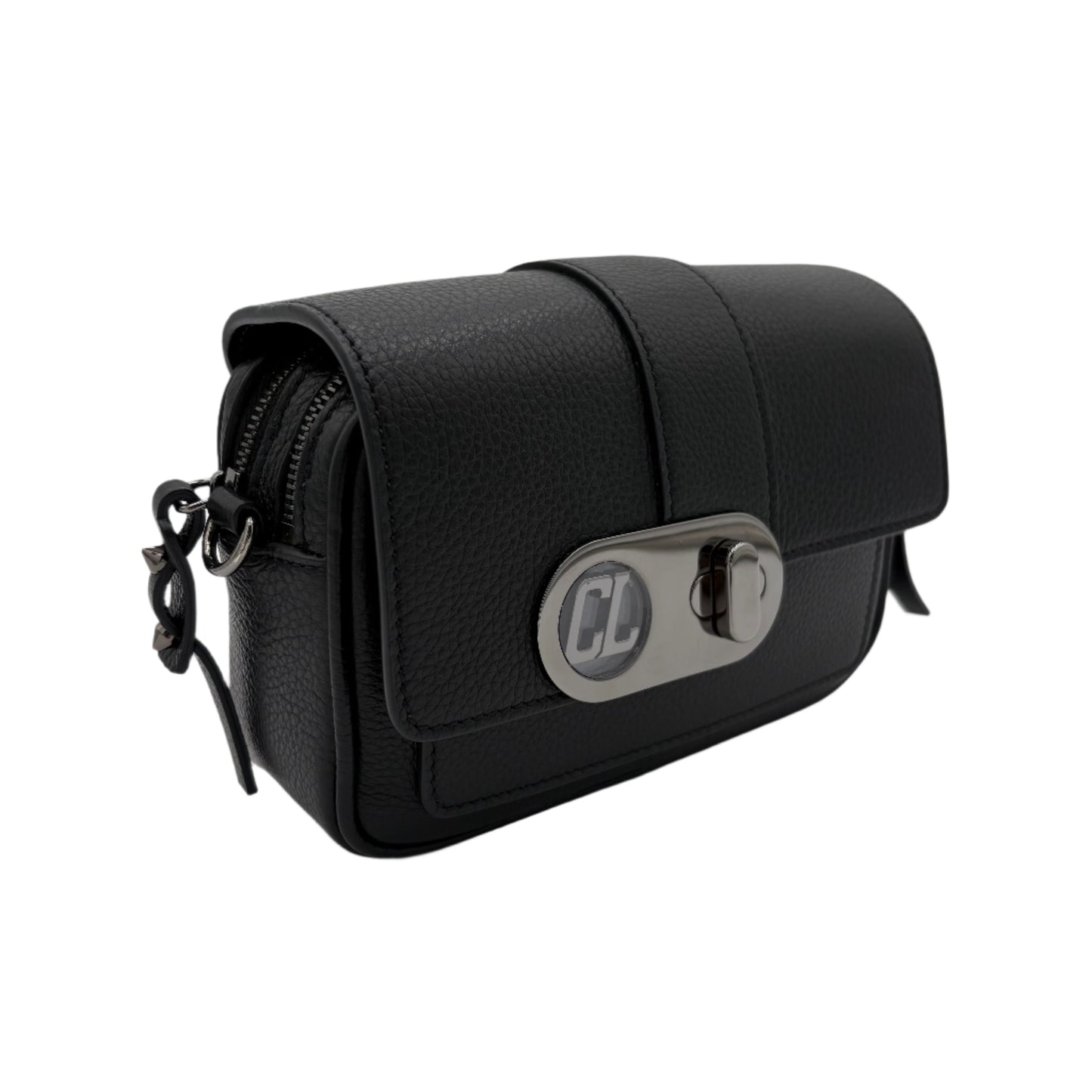 Christian Louboutin Leather Santiago Crossbody Bag