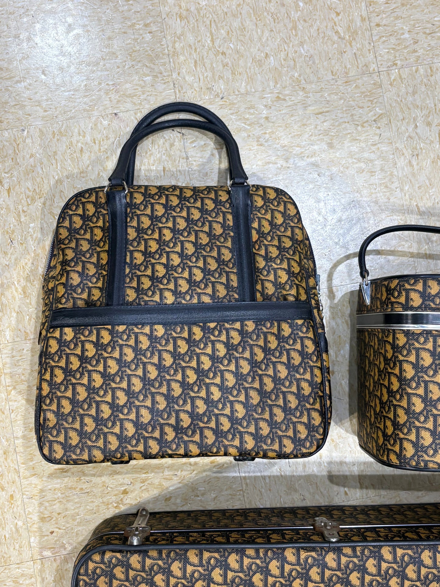 1970's Christian Dior Monogram Bowling Bag As Is