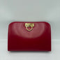 Ferragamo Gancini Clutch Red