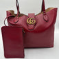 Gucci Medium New Sakai Dahlia Tote Red
