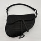 Christian Dior Oblique Embossed Saddle Black