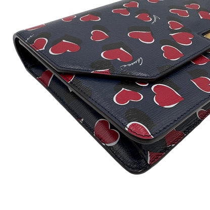 Gucci Leather Heart's A flutter Clutch