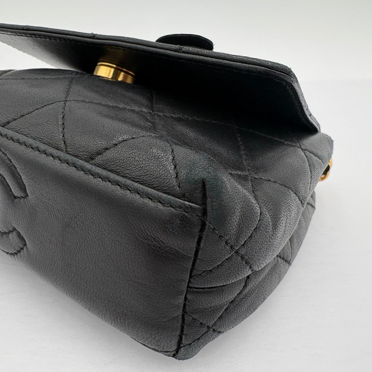 2000-02 Chanel Mini Camellia Flap Bag AS IS