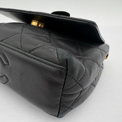 2000-02 Chanel Mini Camellia Flap Bag AS IS