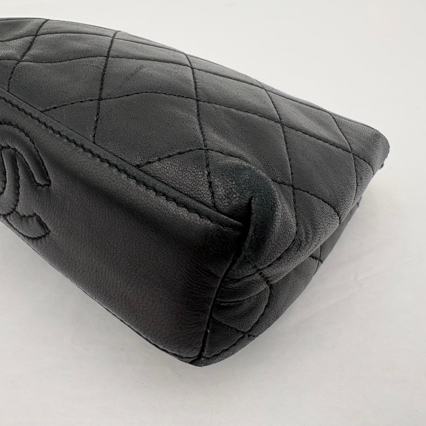 2000-02 Chanel Mini Camellia Flap Bag AS IS