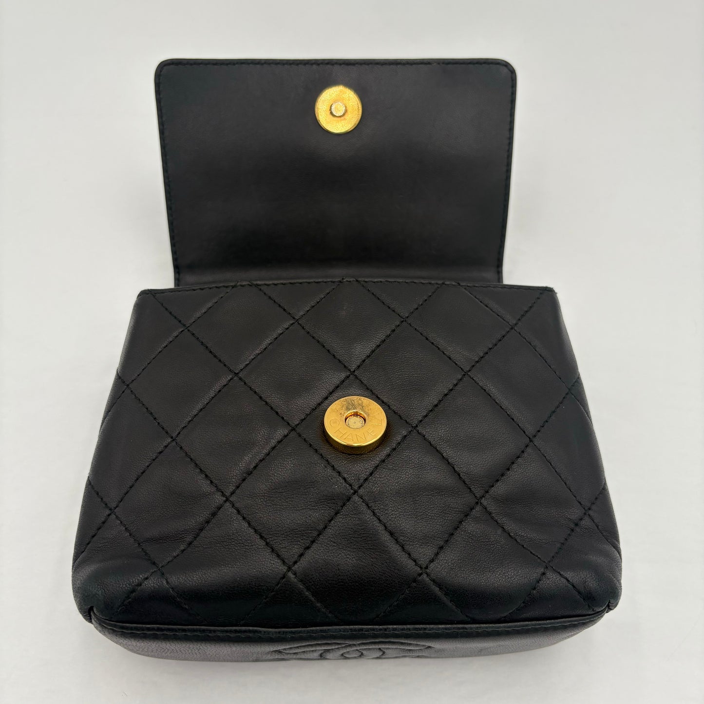 2000-02 Chanel Mini Camellia Flap Bag AS IS