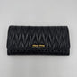 Miu Miu Matelasse Long Leather Wallet