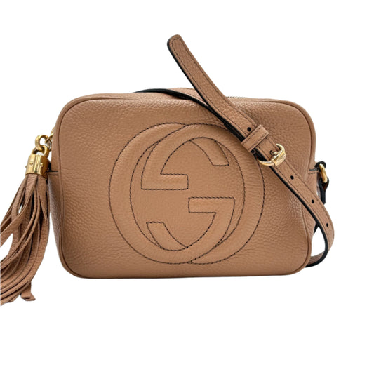 Gucci Soho Beige Leather Soho Disco Bag