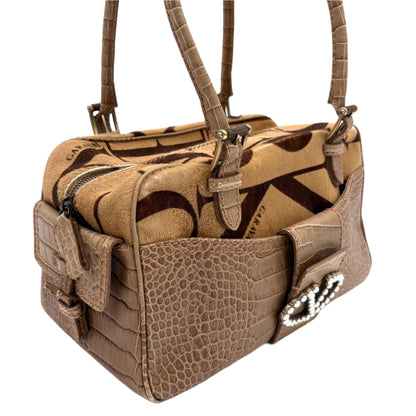 Valentino Pony Hair Pearl Bag