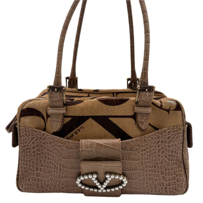 Valentino Pony Hair Pearl Bag