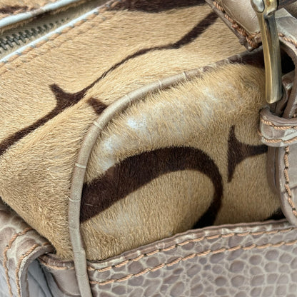 Valentino Pony Hair Pearl Bag