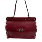 Valentino Rockstud Top Handle-Red