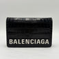 Balenciaga Ville Croc Embossed WOC