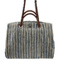 2014 Chanel Denim Fringe Large Tote Bag