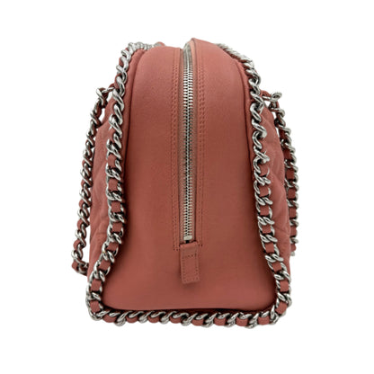 2010 Chanel Chain Around Bag-Pink Quilted