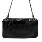 Chanel Rock and Chain Flap Bag-Black Patent : Medium
