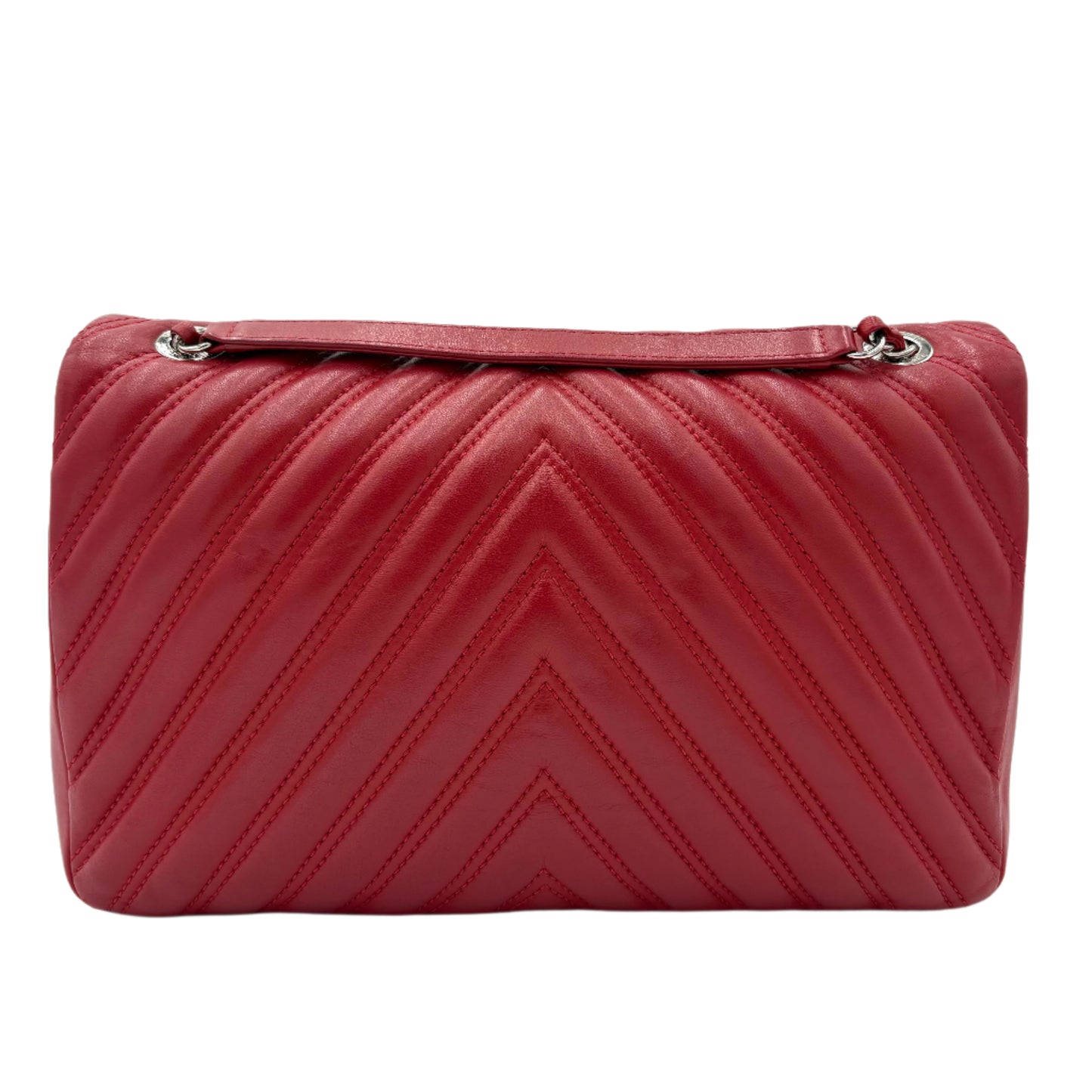 Chanel Chevron Soft Flap Jumbo Lamskin