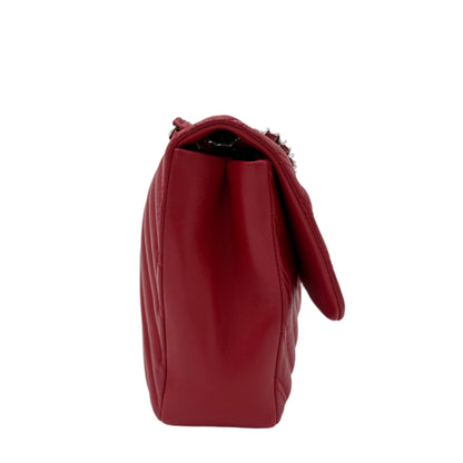 Chanel Chevron Soft Flap Jumbo Lamskin