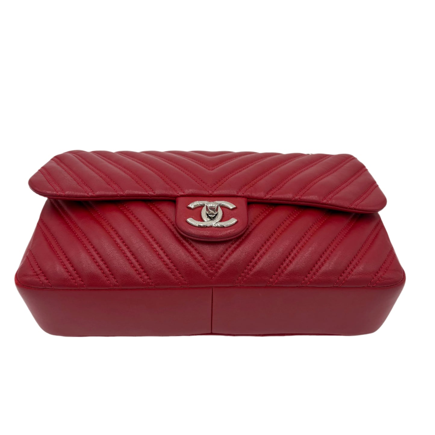 Chanel Chevron Soft Flap Jumbo Lamskin