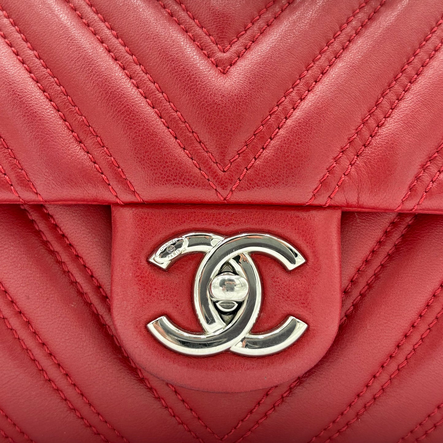 Chanel Chevron Soft Flap Jumbo Lamskin