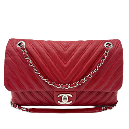 Chanel Chevron Soft Flap Jumbo Lamskin