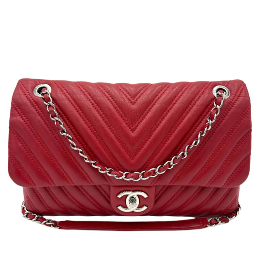 Chanel Chevron Soft Flap Jumbo Lamskin