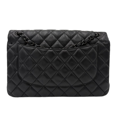 2022 Chanel So Black Jumbo Bag-Lambskin : Jumbo