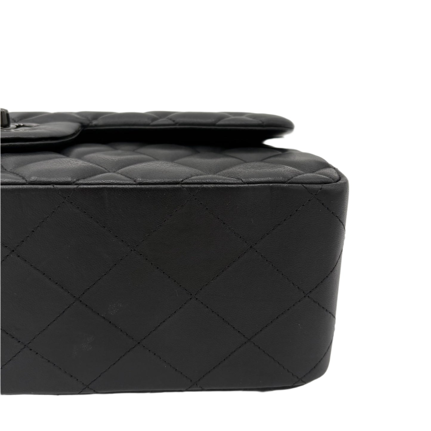 2022 Chanel So Black Jumbo Bag-Lambskin : Jumbo
