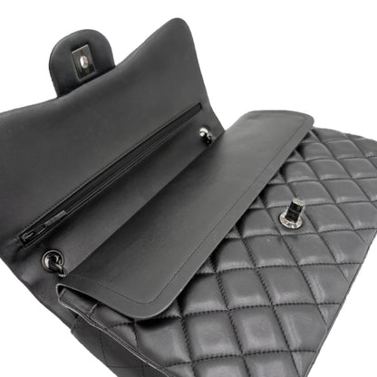 2022 Chanel So Black Jumbo Bag-Lambskin : Jumbo