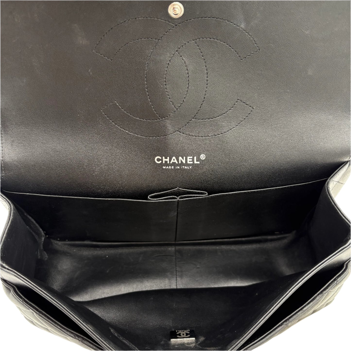 2022 Chanel So Black Jumbo Bag-Lambskin : Jumbo
