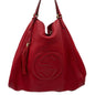 Gucci Soho Hobo Shoulder Bag-Red : Large
