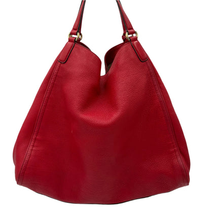Gucci Soho Hobo Shoulder Bag-Red : Large