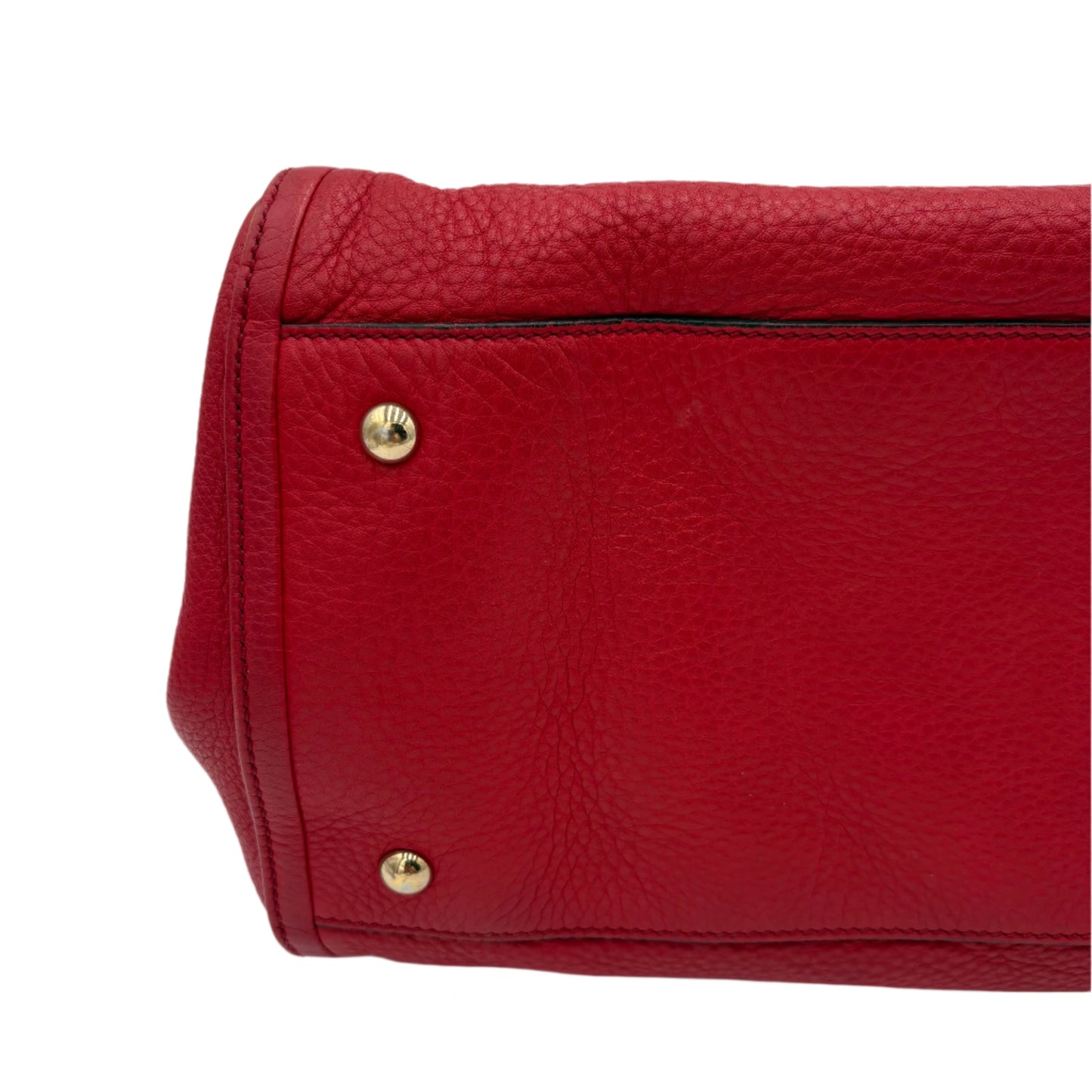 Gucci Soho Hobo Shoulder Bag-Red : Large
