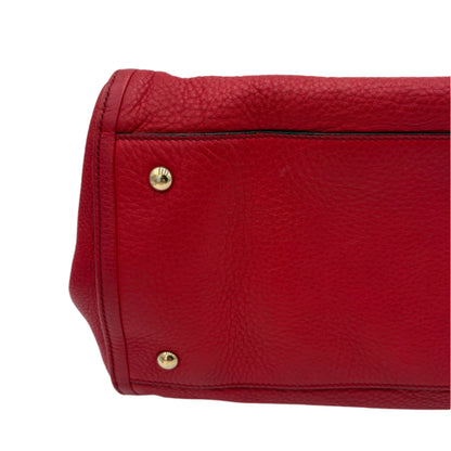 Gucci Soho Hobo Shoulder Bag-Red : Large