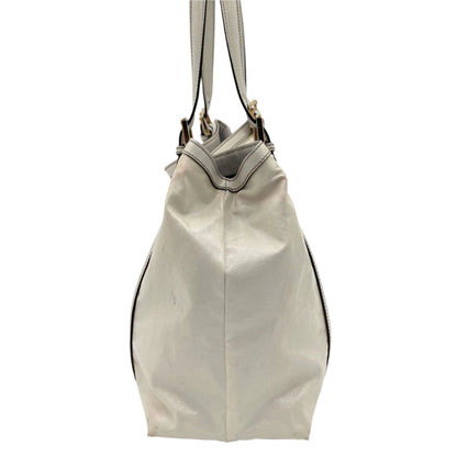 Gucci Britt Web Hobo Bag-White Patent