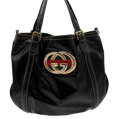 Gucci Britt GG Dialux Web Tote