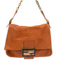 Fendi Big Mama Vitello Savana Leather Baguette