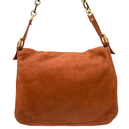 Fendi Big Mama Vitello Savana Leather Baguette