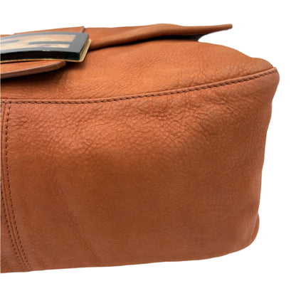 Fendi Big Mama Vitello Savana Leather Baguette
