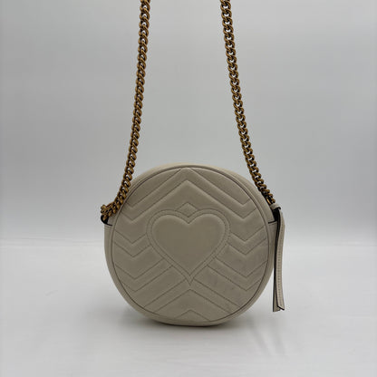 Gucci GG Marmont Round Crossbody Bag