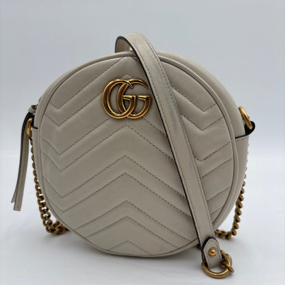 Gucci GG Marmont Round Crossbody Bag
