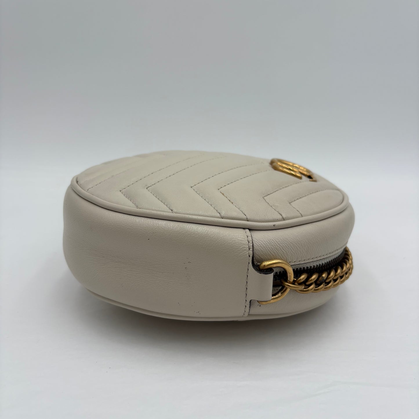 Gucci GG Marmont Round Crossbody Bag