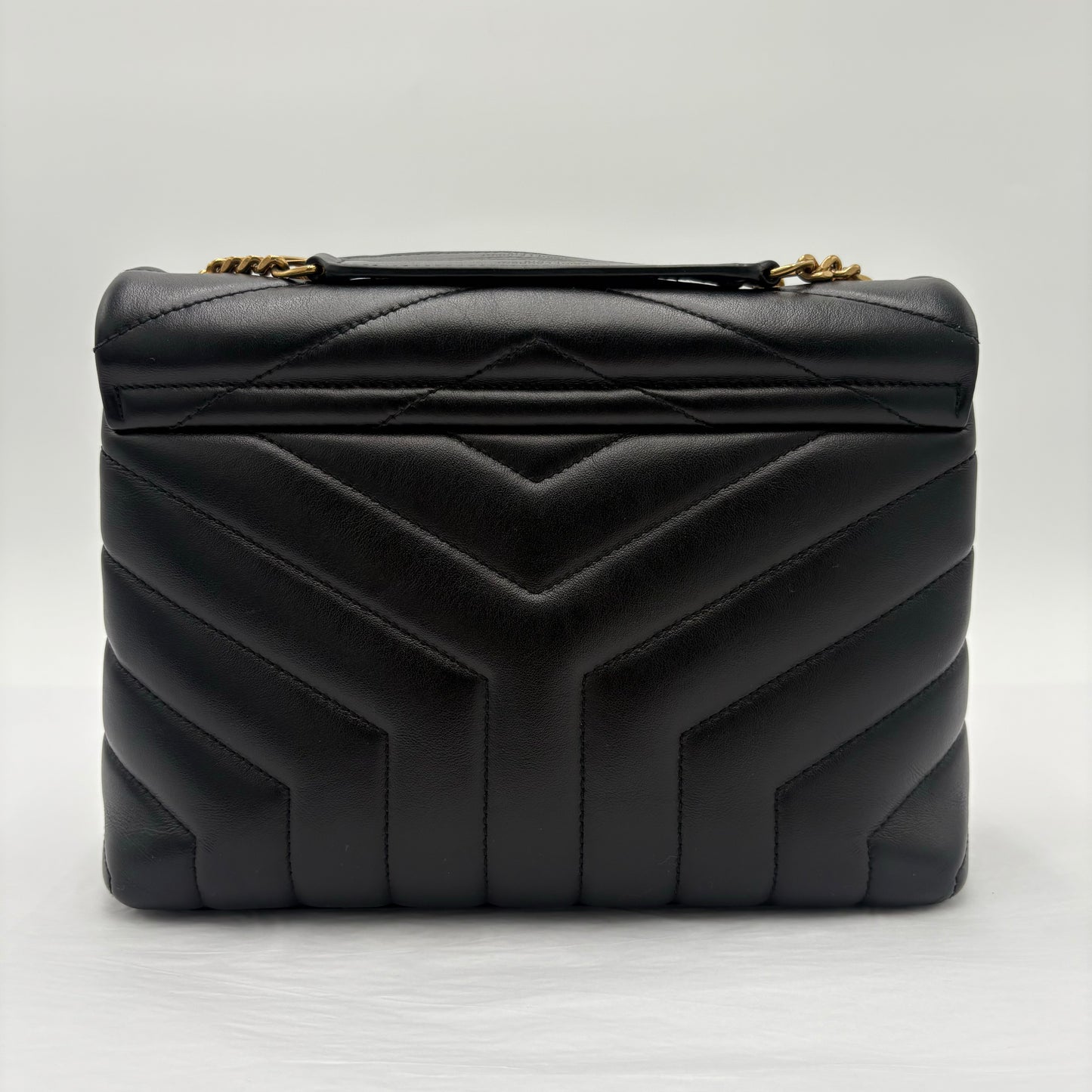 2022 Saint Laurent Loulou Small Shoulder Bag Black