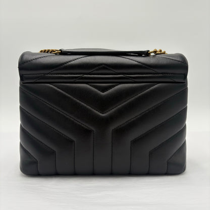 2022 Saint Laurent Loulou Small Shoulder Bag Black