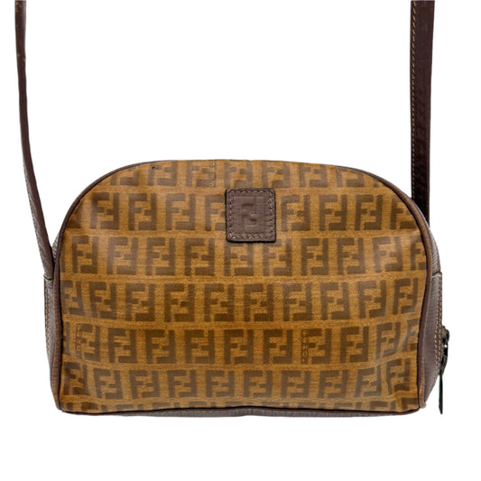 1985 Fendi Zucca FF Crossbody Camera Bag