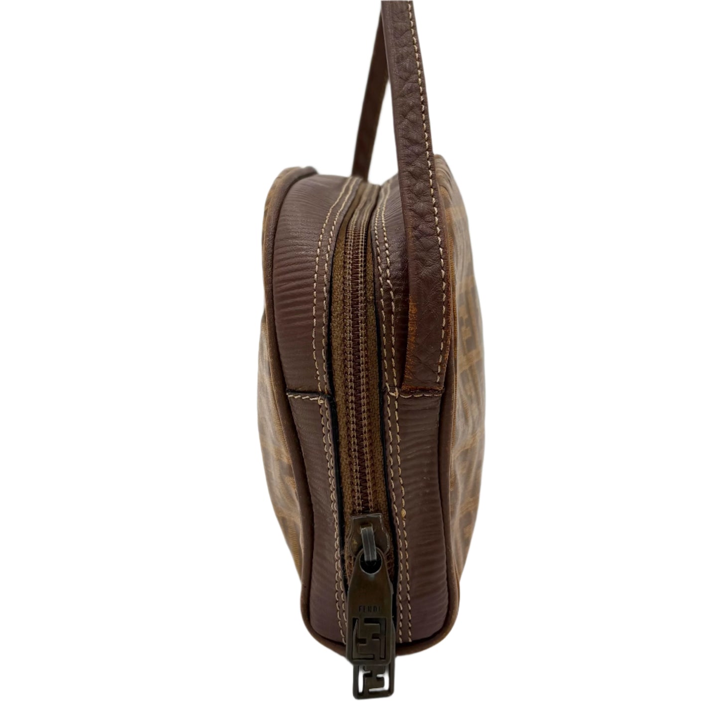 1985 Fendi Zucca FF Crossbody Camera Bag