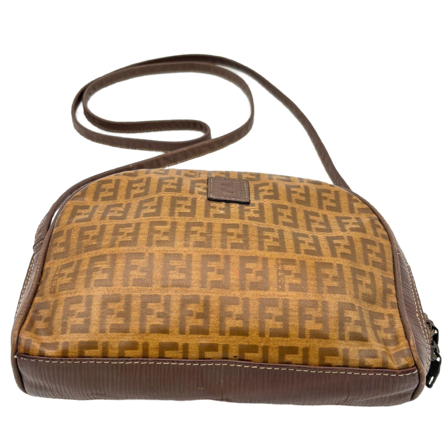 1985 Fendi Zucca FF Crossbody Camera Bag