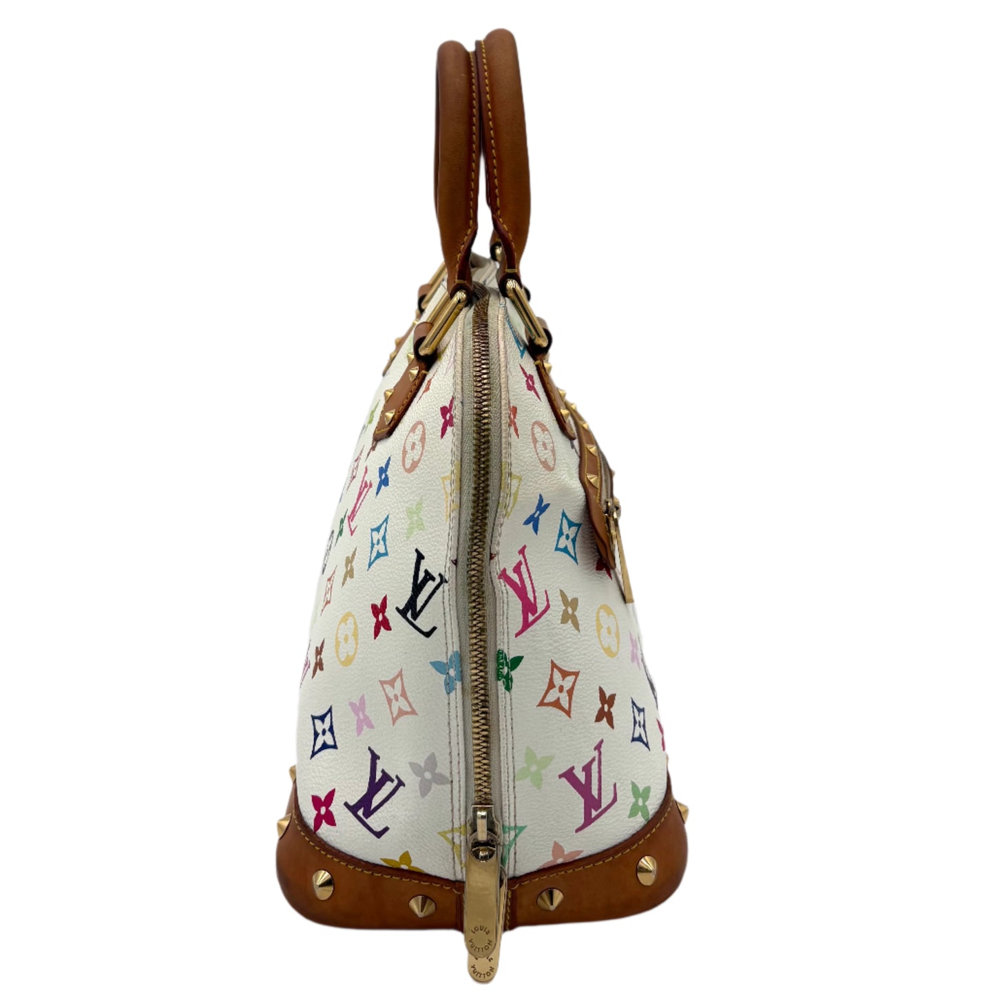 Louis Vuitton White Multicolor Alma