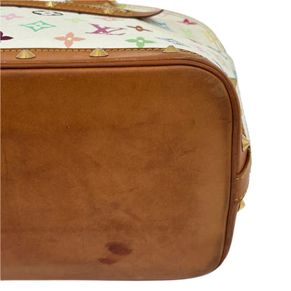 Louis Vuitton White Multicolor Alma